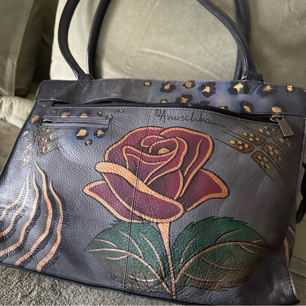 Gray multicolor Anushka bag